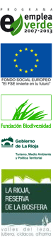 Emplea verde, Fondo Social Europeo, Fundación Biodiversidad, Gobierno de La Rioja, Reserva de la Biosfera